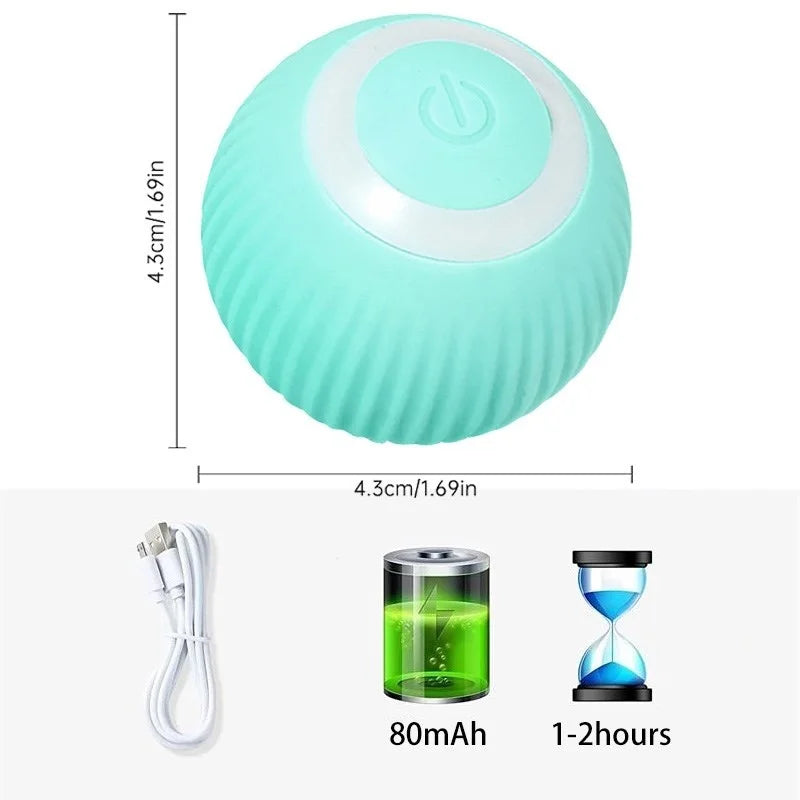 Smart Auto-Rolling Puppy & Cat Ball – Fun Interactive Pet Toy